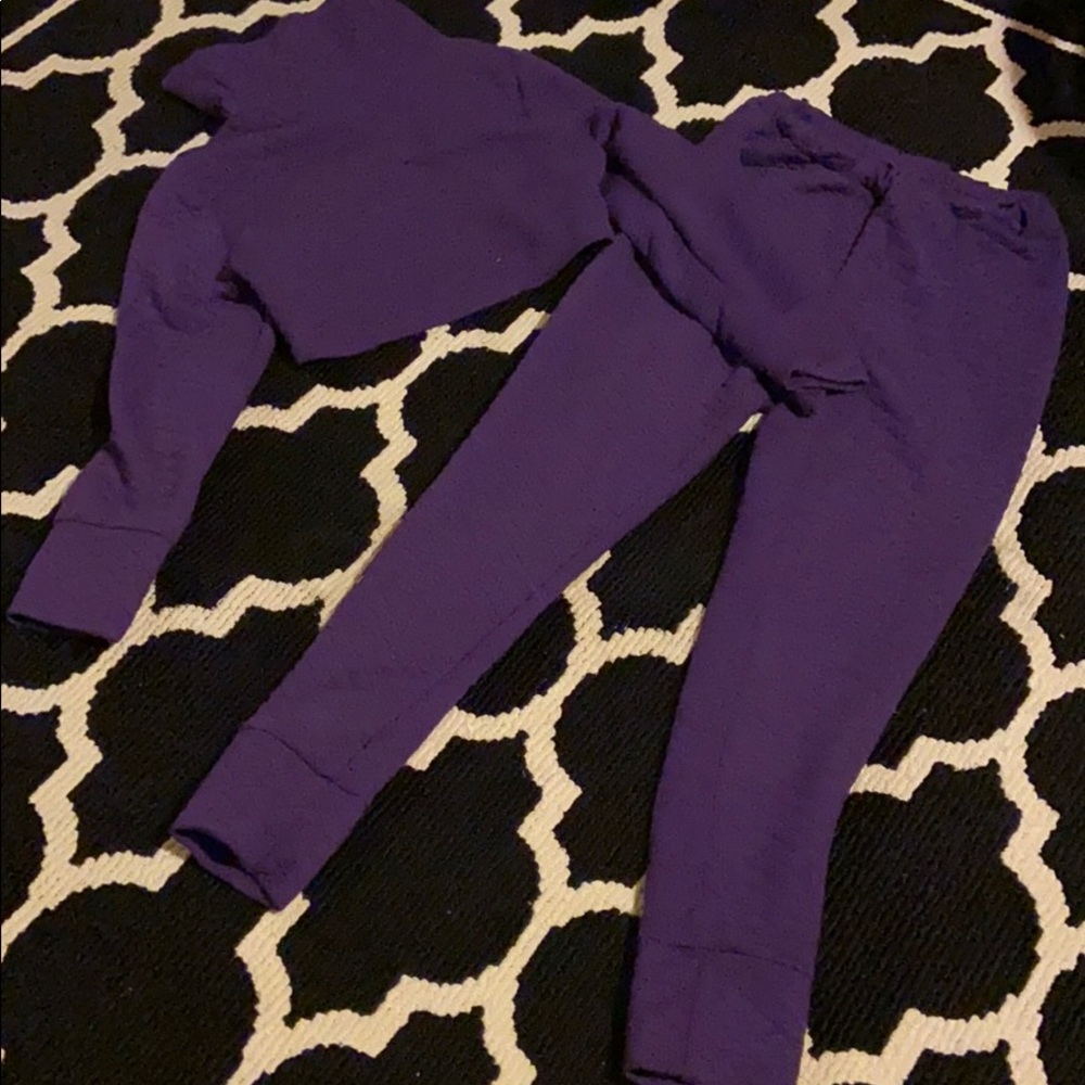 Purple jogger set - Picture 4 of 4